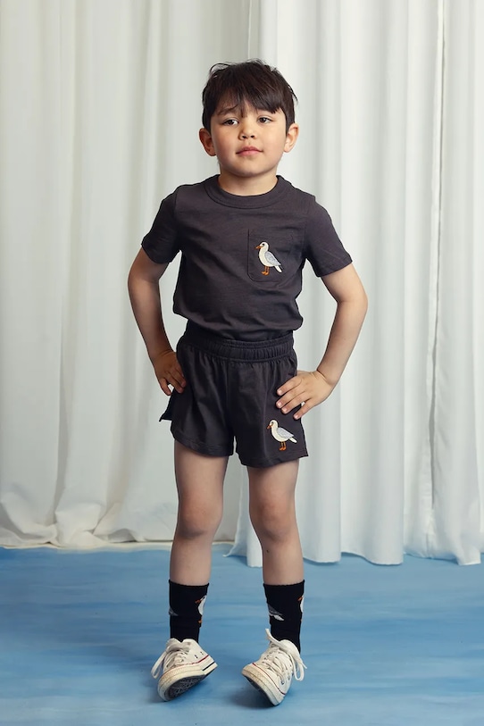 Детские хлопковые шорты Seagull Mini Rodini, черный
Детские хлопковые шорты Seagull Mini Rodini, черный