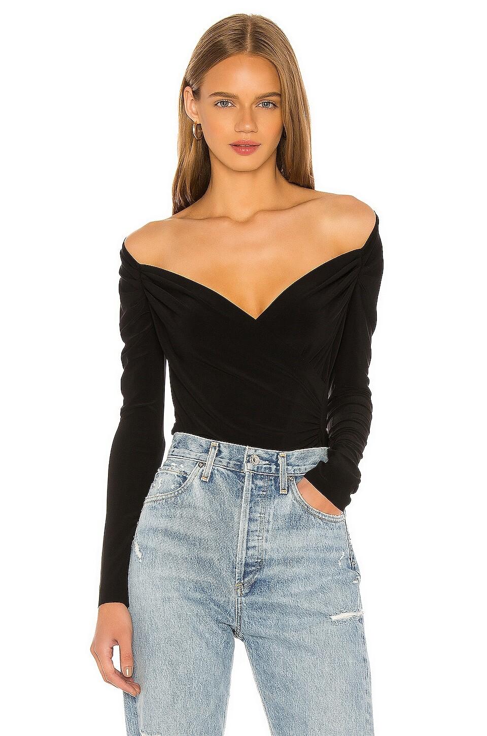 Блузка Norma Kamali Long Sleeve Sweetheart, черный
Блузка Norma Kamali Long Sleeve Sweetheart, черный