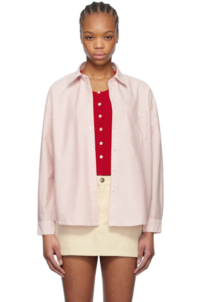 Красная рубашка с логотипом Boyfriend A.P.C. 
Красная рубашка с логотипом Boyfriend A.P.C.