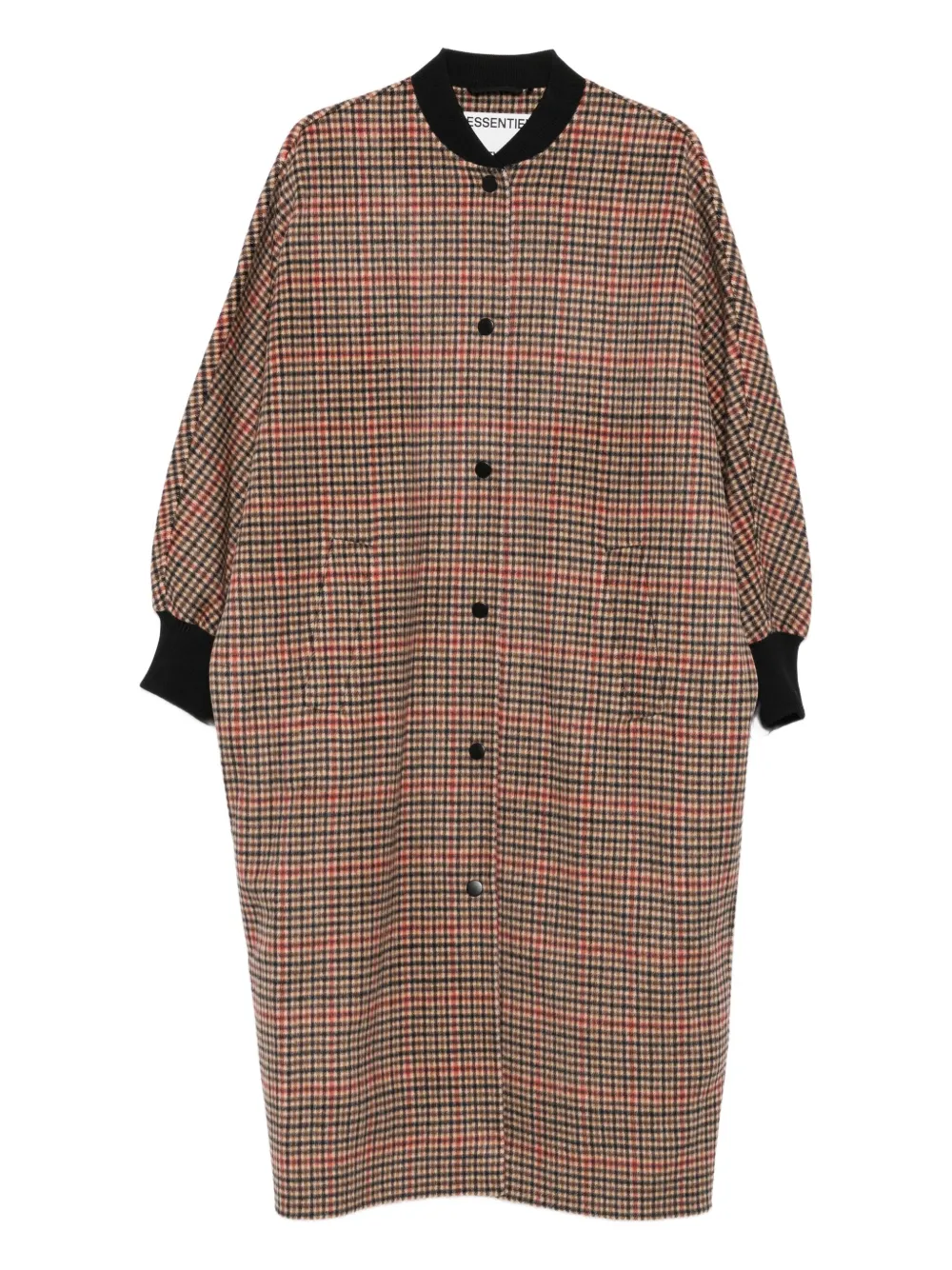 Шерстяное пальто в клетку Essentiel Antwerp, коричневый
Шерстяное пальто в клетку Essentiel Antwerp, коричневый