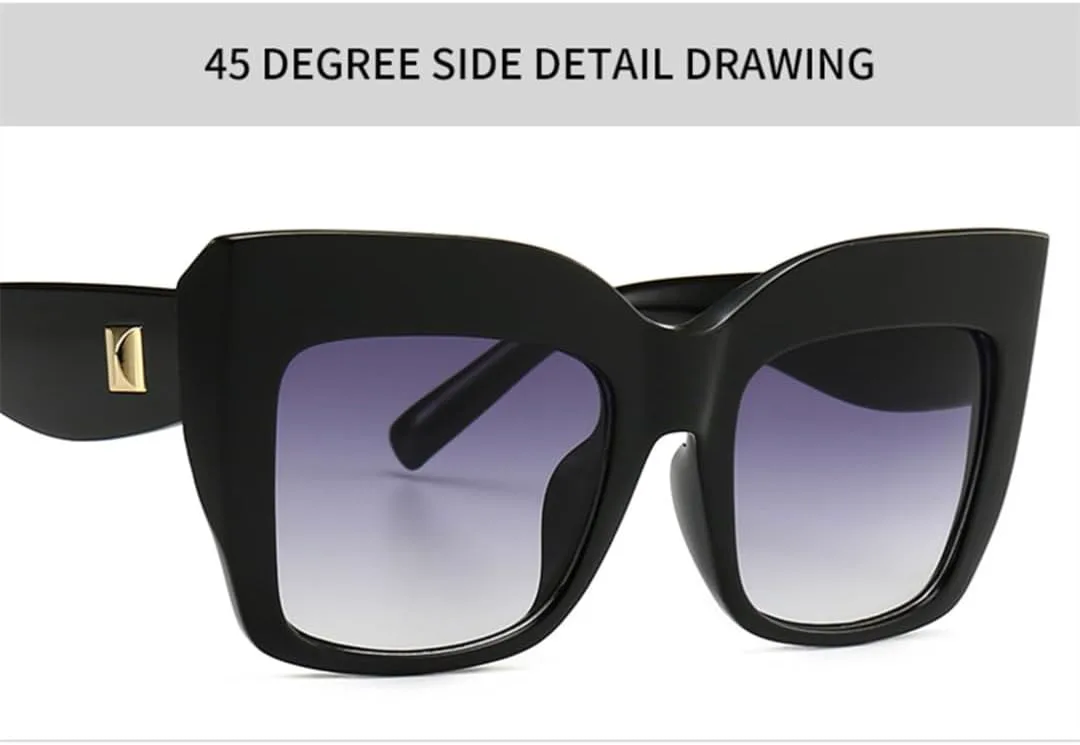 Роскошные дизайнерские солнцезащитные очки «кошачий глаз» большого размера для женщин, винтажные солнцезащитные очки с защитой от УФ-излучения UV400 SZVVBKK, Red Gray
Роскошные дизайнерские солнцезащитные очки «кошачий глаз» большого размера для женщин, винтажные солнцезащитные очки с защитой от УФ-излучения UV400 SZVVBKK, Red Gray