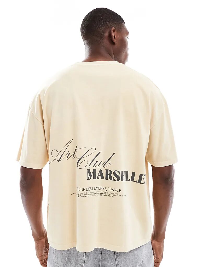 Футболка свободного кроя ASOS DESIGN из плотной ткани с летней графикой и пигментным окрашиванием в песочный цвет
Футболка свободного кроя ASOS DESIGN из плотной ткани с летней графикой и пигментным окрашиванием в песочный цвет