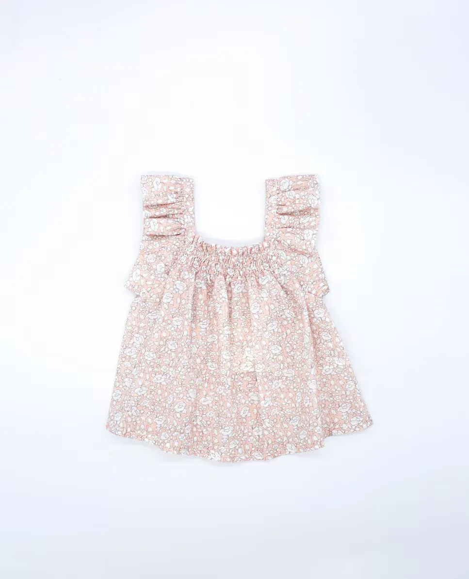 Блузка из хлопка для девочки с квадратным вырезом Fina Ejerique, розовый
Блузка из хлопка для девочки с квадратным вырезом Fina Ejerique, розовый