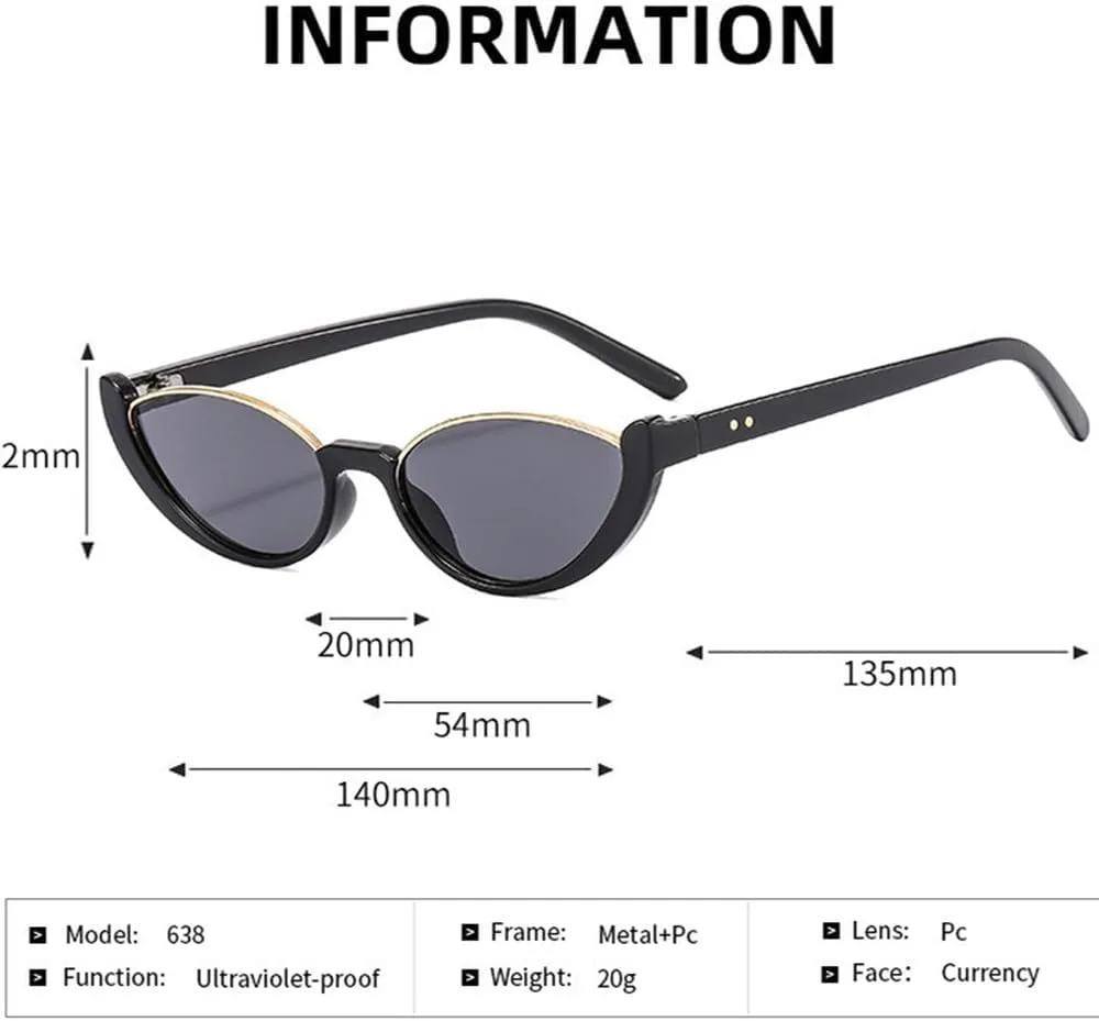 Солнцезащитные очки «кошачий глаз» для женщин, модные винтажные очки, роскошные солнцезащитные очки для мужчин, защита от ультрафиолета UV400 TYUVIVO, C4
Солнцезащитные очки «кошачий глаз» для женщин, модные винтажные очки, роскошные солнцезащитные очки для мужчин, защита от ультрафиолета UV400 TYUVIVO, C4