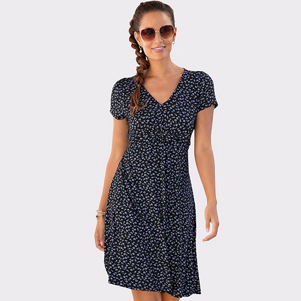 Женское платье с коротким рукавом и принтом Lascana, Blue Printed
Женское платье с коротким рукавом и принтом Lascana, Blue Printed