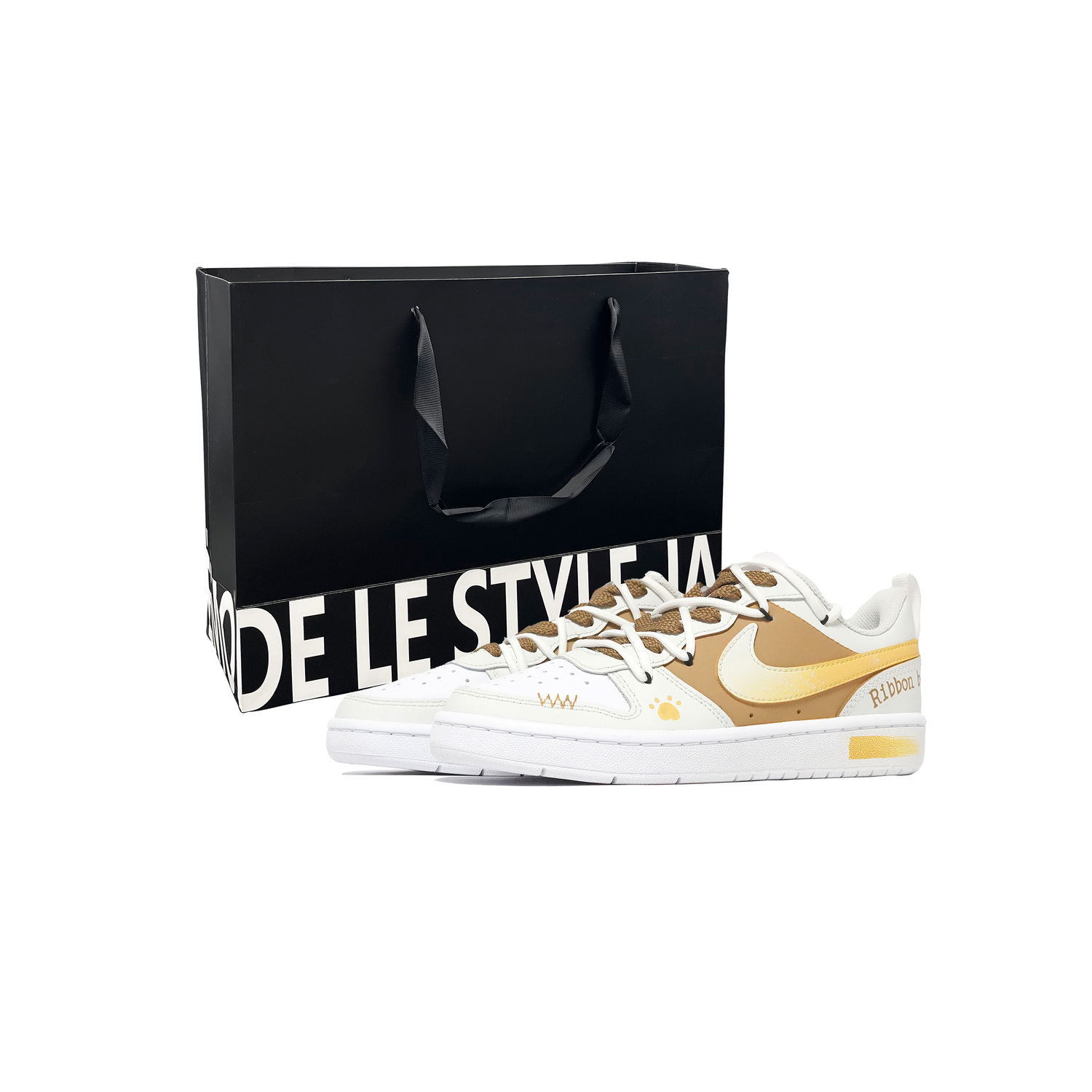 Nike Court Borough Honey Pot Bear противоскользящие низкие кроссовки для скейтбординга ginger yellow детские
Nike Court Borough Honey Pot Bear противоскользящие низкие кроссовки для скейтбординга ginger yellow детские