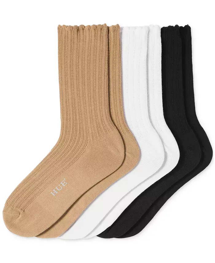 Женские носки с ажурным узором и фигурным краем, 3 пары Hue, мультиколор
Женские носки с ажурным узором и фигурным краем, 3 пары Hue, мультиколор