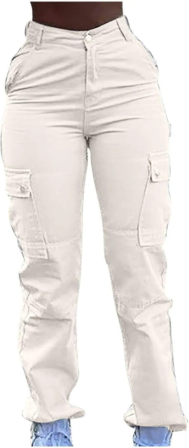 Женские карго джинсы в обтяжку с высокой талией FZYLQY
Женские карго джинсы в обтяжку с высокой талией FZYLQY