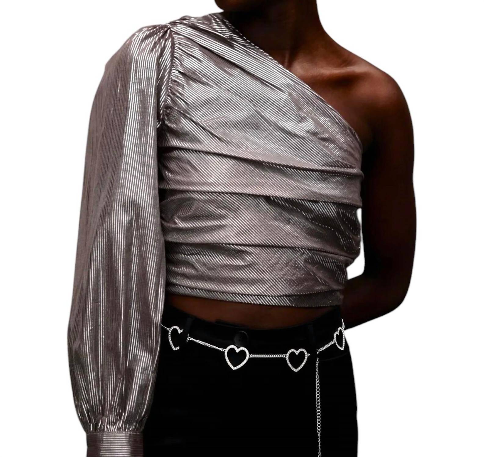 Топ Manouk Metal Stripe для девочек, серебристый Les Coyotes de Paris, серебряный
Топ Manouk Metal Stripe для девочек, серебристый Les Coyotes de Paris, серебряный