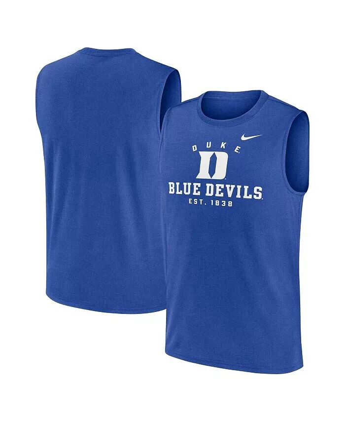 Мужская майка-топ Royal Duke Blue Devils Primetime Legend Lock Up Performance Muscle Nike
Мужская майка-топ Royal Duke Blue Devils Primetime Legend Lock Up Performance Muscle Nike