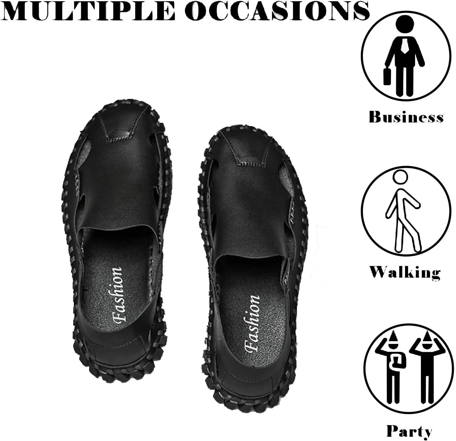 Мужские сандалии-рыбацкие сандалии с вырезами из натуральной кожи, ручная прошивка, модные, удобные, с закрытым носком, на плоской подошве, для прогулок по пляжу, летнего отдыха на открытом воздухе LVOMU, черный
Мужские сандалии-рыбацкие сандалии с вырезами из натуральной кожи, ручная прошивка, модные, удобные, с закрытым носком, на плоской подошве, для прогулок по пляжу, летнего отдыха на открытом воздухе LVOMU, черный