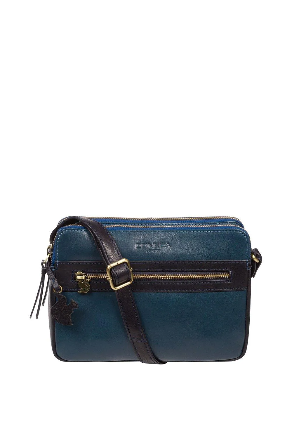 Кожаная сумка через плечо 'Drew' Conkca London, синий
Кожаная сумка через плечо 'Drew' Conkca London, синий
