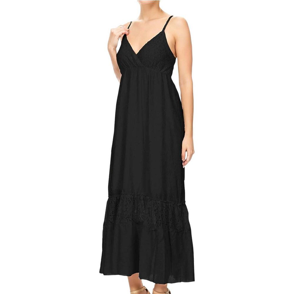 Женское кружевное платье макси в горошек с вырезом в форме сердца Anna-Kaci, черный
Женское кружевное платье макси в горошек с вырезом в форме сердца Anna-Kaci, черный