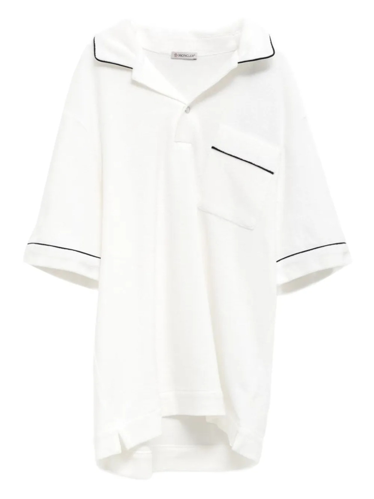 Рубашка поло с кантом Moncler, белый
Рубашка поло с кантом Moncler, белый