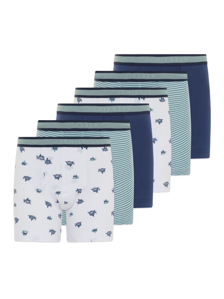 Шорты/брюки в стиле ретро, 95/5, органический хлопок, белый, синий, зеленый Schiesser
Шорты/брюки в стиле ретро, 95/5, органический хлопок, белый, синий, зеленый Schiesser