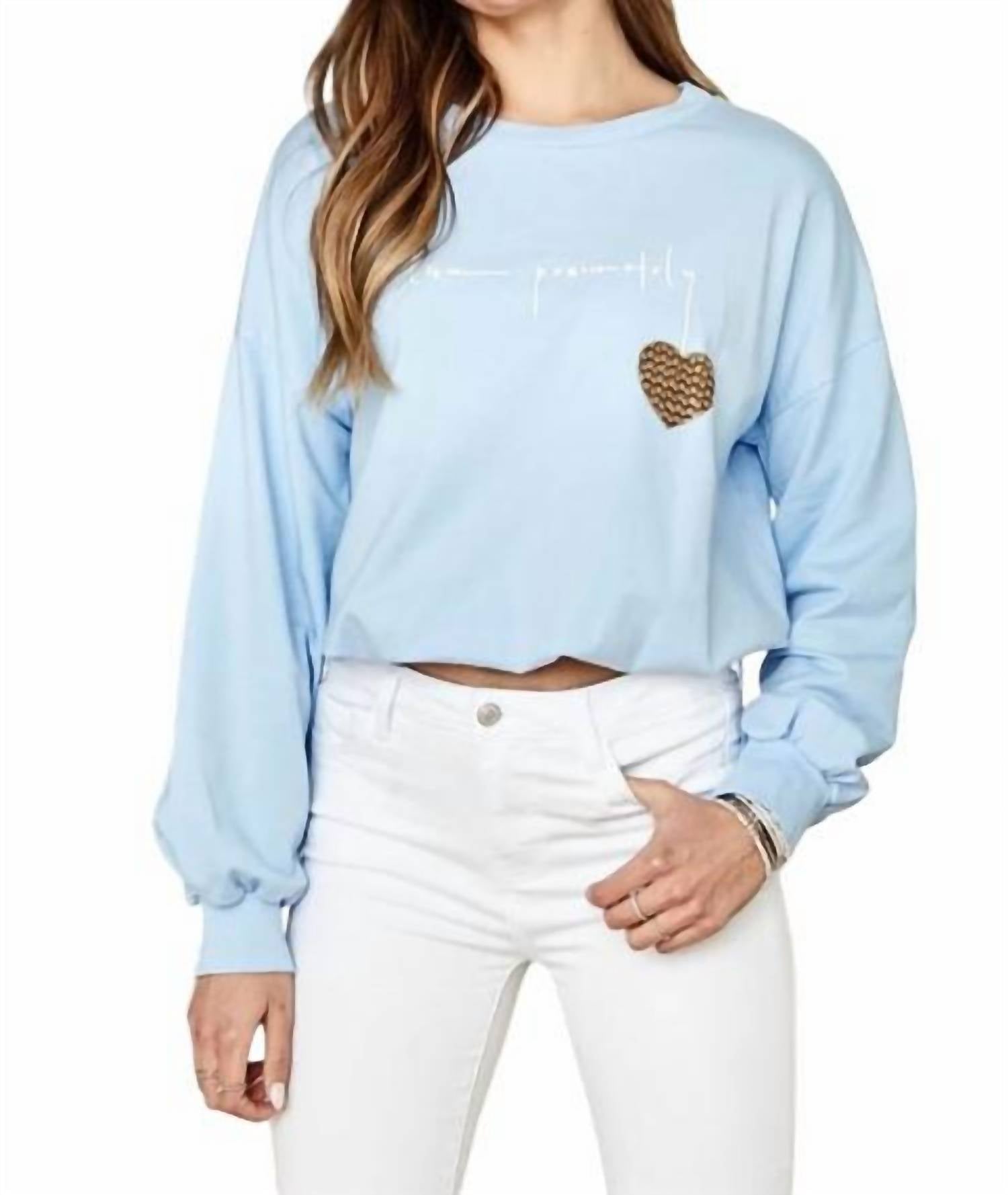 Топ с пайетками в виде сердца Vivere Con Passione в голубом цвете Venti6
Топ с пайетками в виде сердца Vivere Con Passione в голубом цвете Venti6