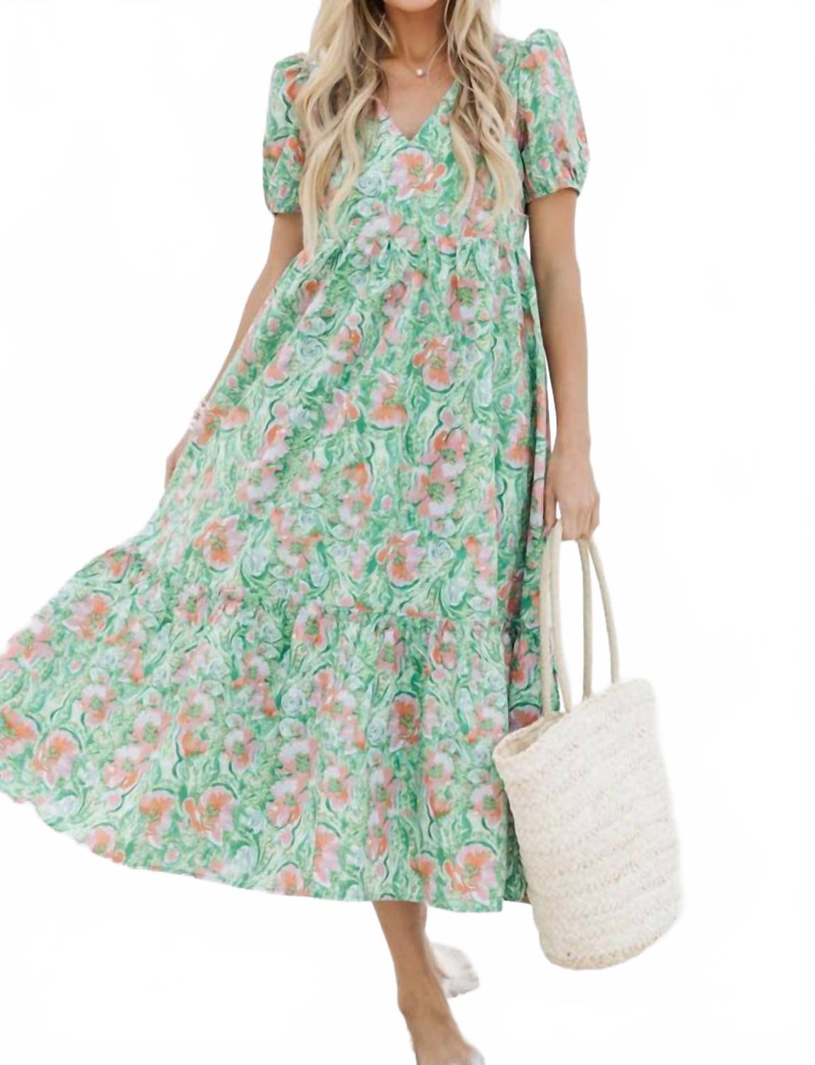 Зеленое платье миди Lucy TCEC
Зеленое платье миди Lucy TCEC