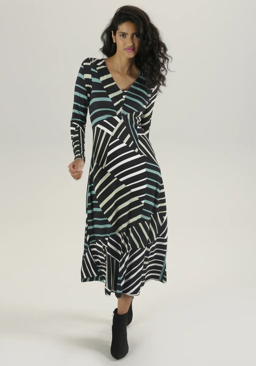 Платье миди Aniston SELECTED со сборками и полосатым принтом – НОВАЯ КОЛЛЕКЦИЯ, белый
Платье миди Aniston SELECTED со сборками и полосатым принтом – НОВАЯ КОЛЛЕКЦИЯ, белый