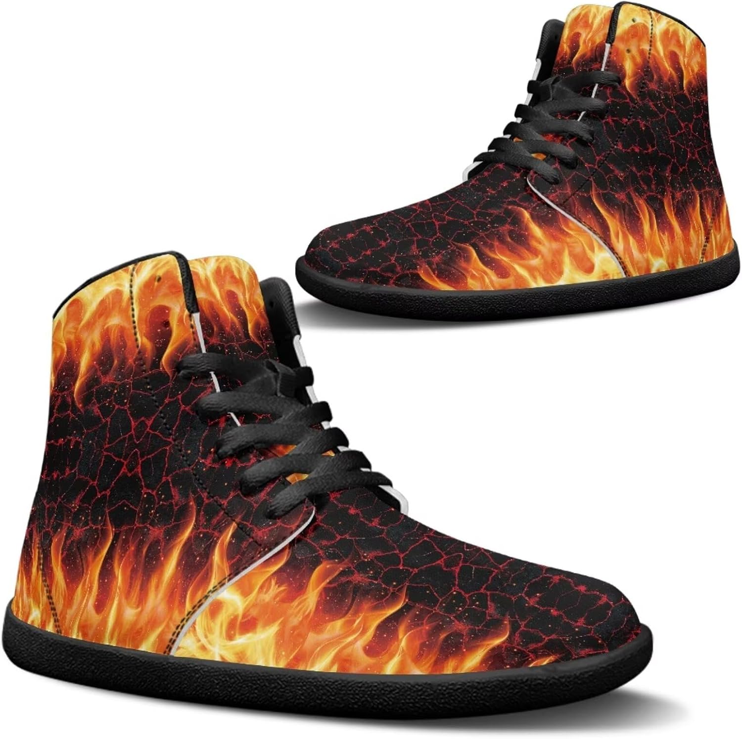 Мужские прогулочные кроссовки Jeiento с узором природы, высокие, для бега, с широкой носочной частью, Burning Lava Flame
Мужские прогулочные кроссовки Jeiento с узором природы, высокие, для бега, с широкой носочной частью, Burning Lava Flame