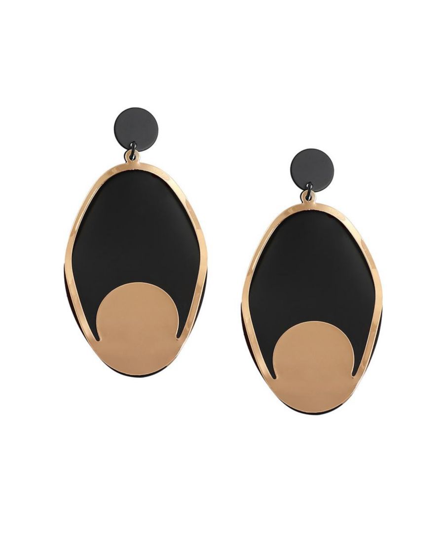 Женские серьги-подвески в виде блоков SOHI, Black
Женские серьги-подвески в виде блоков SOHI, Black