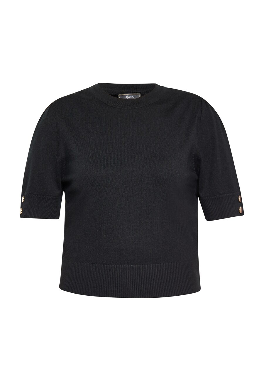 Тонкий вязаный свитер faina Sweater, черный
Тонкий вязаный свитер faina Sweater, черный