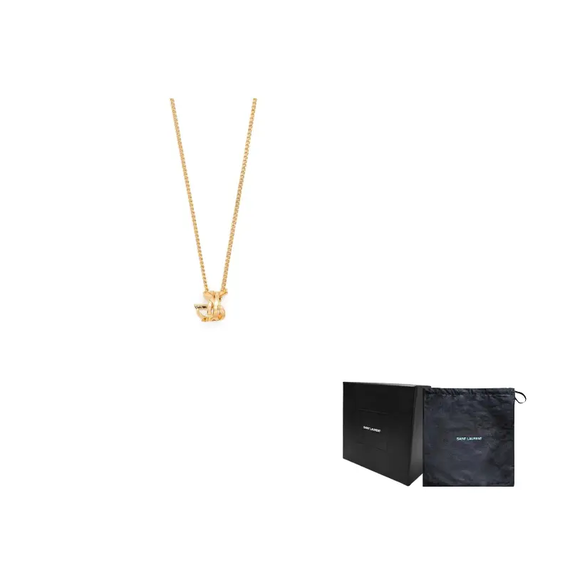 SAINT LAURENT Латунное ожерелье унисекс золотое
SAINT LAURENT Латунное ожерелье унисекс золотое