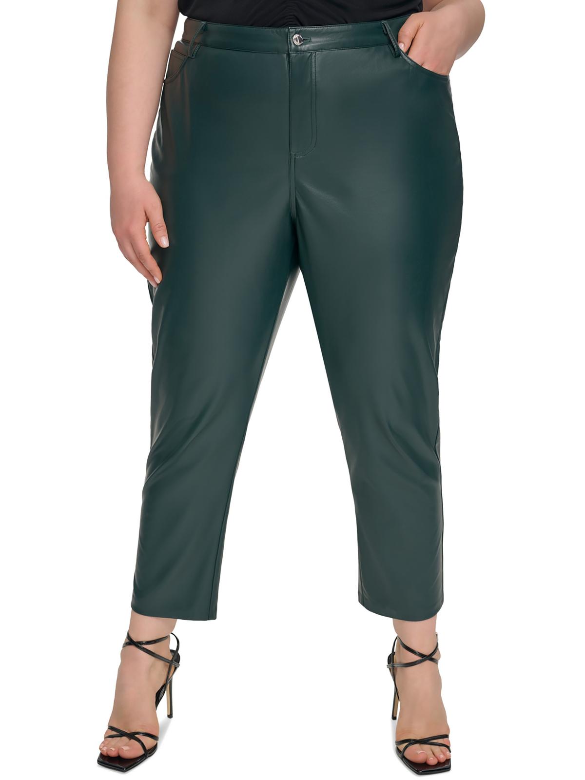 Плюс Женские прямые брюки из искусственной кожи стретч Calvin Klein, цвет malachite
Плюс Женские прямые брюки из искусственной кожи стретч Calvin Klein, цвет malachite