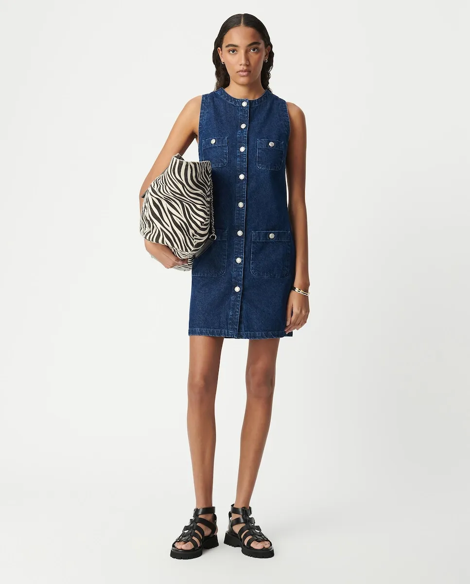 Короткое джинсовое платье Ikks, синий
Короткое джинсовое платье Ikks, синий