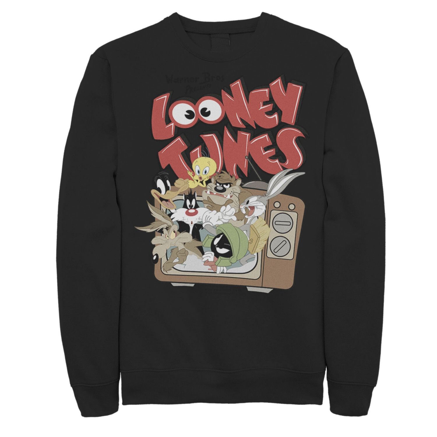 Мужская толстовка в стиле ретро с персонажами Looney Tunes TV Licensed Character 
Мужская толстовка в стиле ретро с персонажами Looney Tunes TV Licensed Character