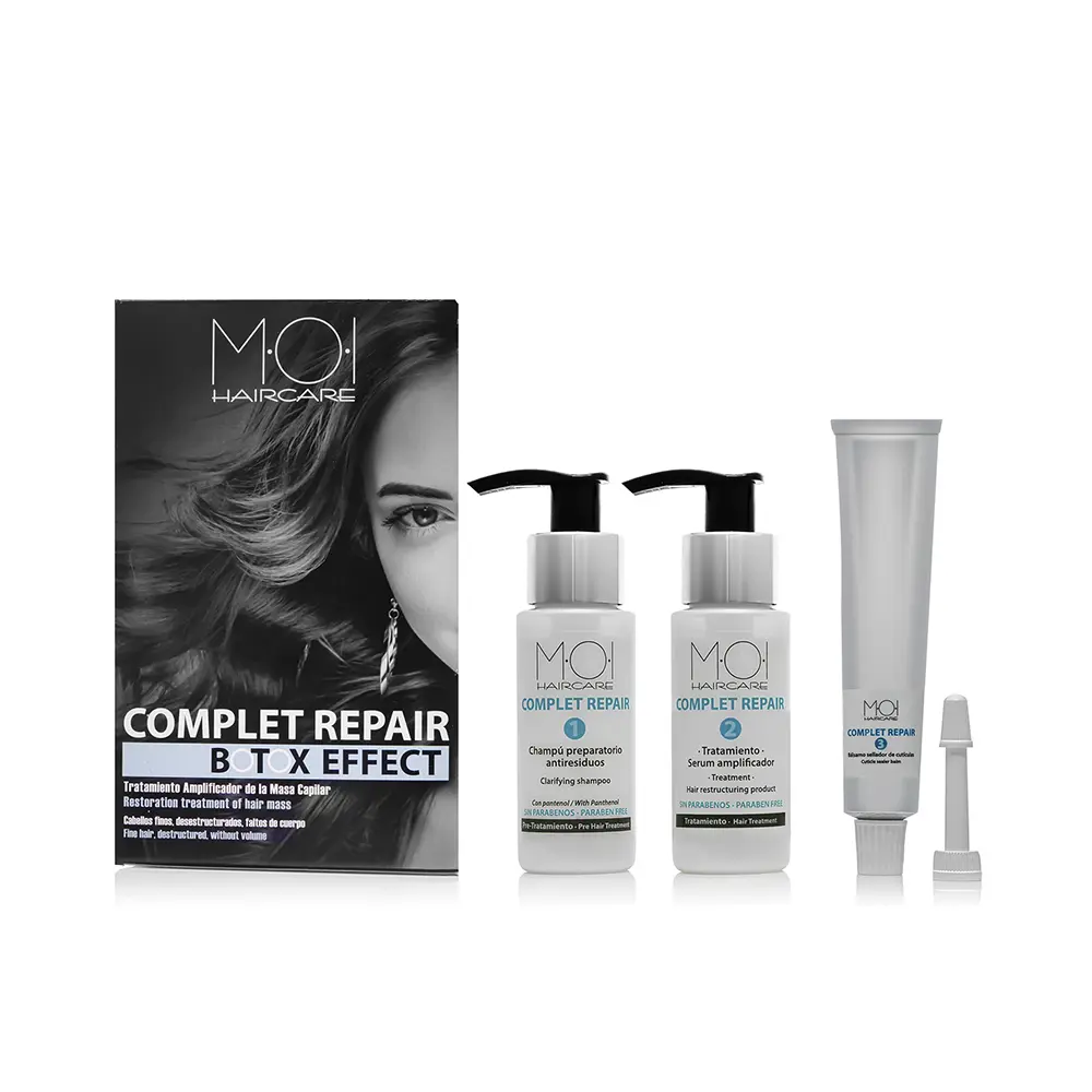 Шампунь Complet repair botox efect estuche Moi, 3 шт.
Шампунь Complet repair botox efect estuche Moi, 3 шт.