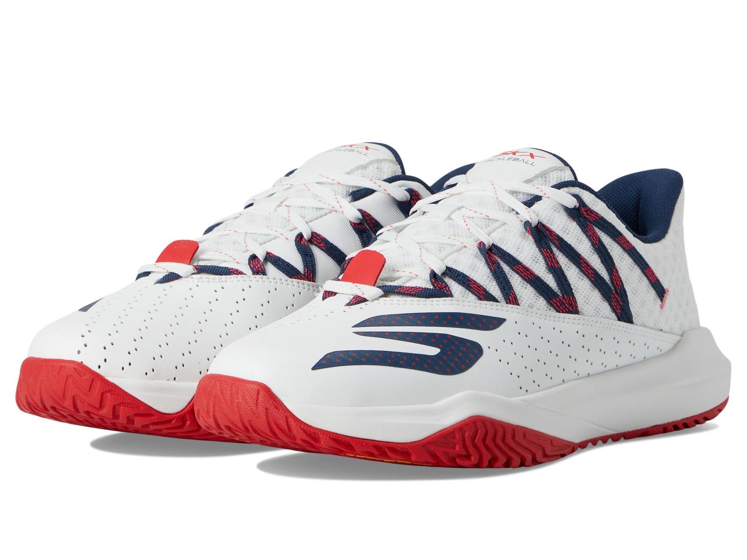 Кроссовки SKECHERS Skechers Viper Court Rally, White/Navy/Red
Кроссовки SKECHERS Skechers Viper Court Rally, White/Navy/Red