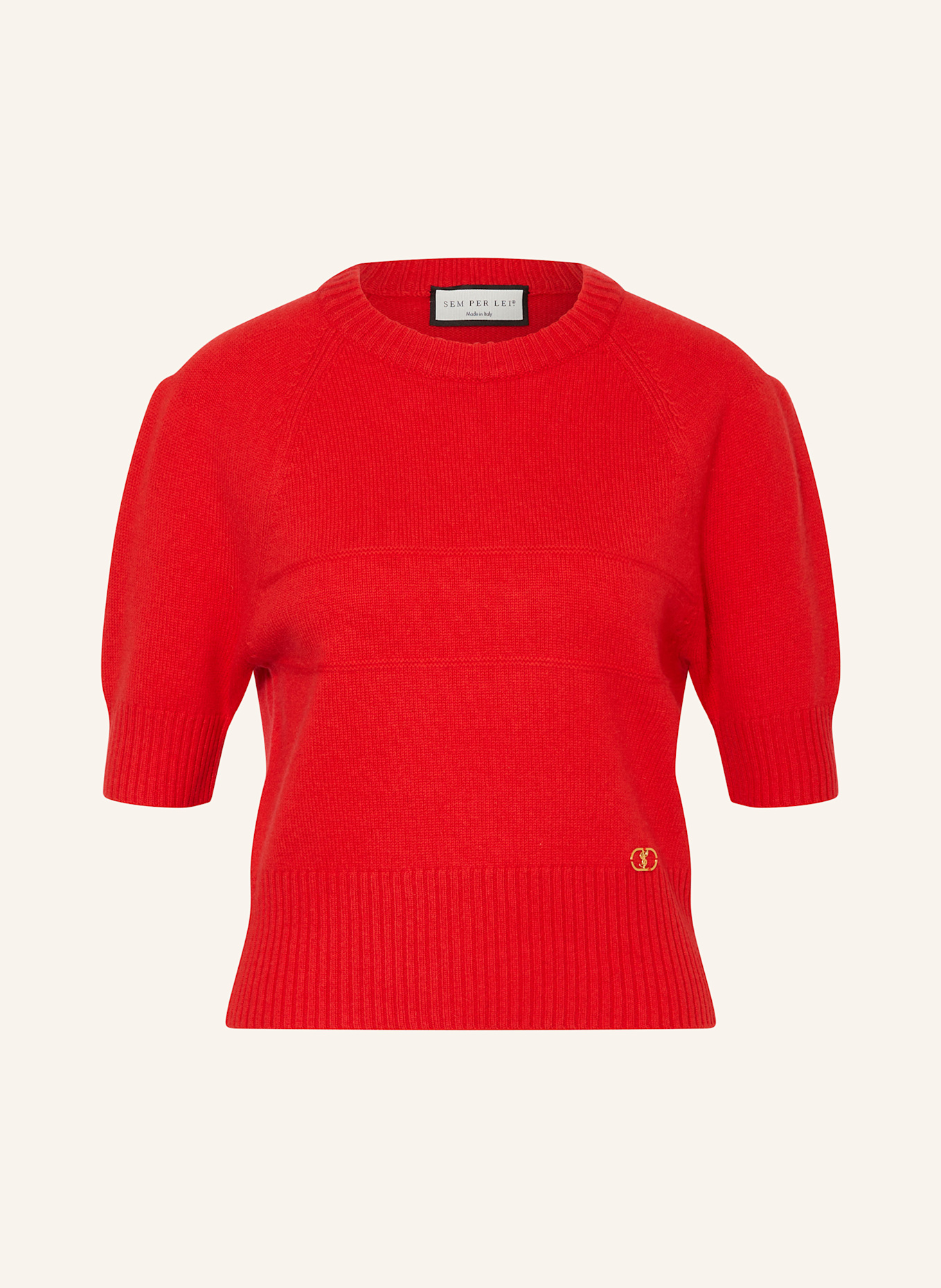 Вязаная рубашка с кашемиром Sem Per Lei, красный
Вязаная рубашка с кашемиром Sem Per Lei, красный