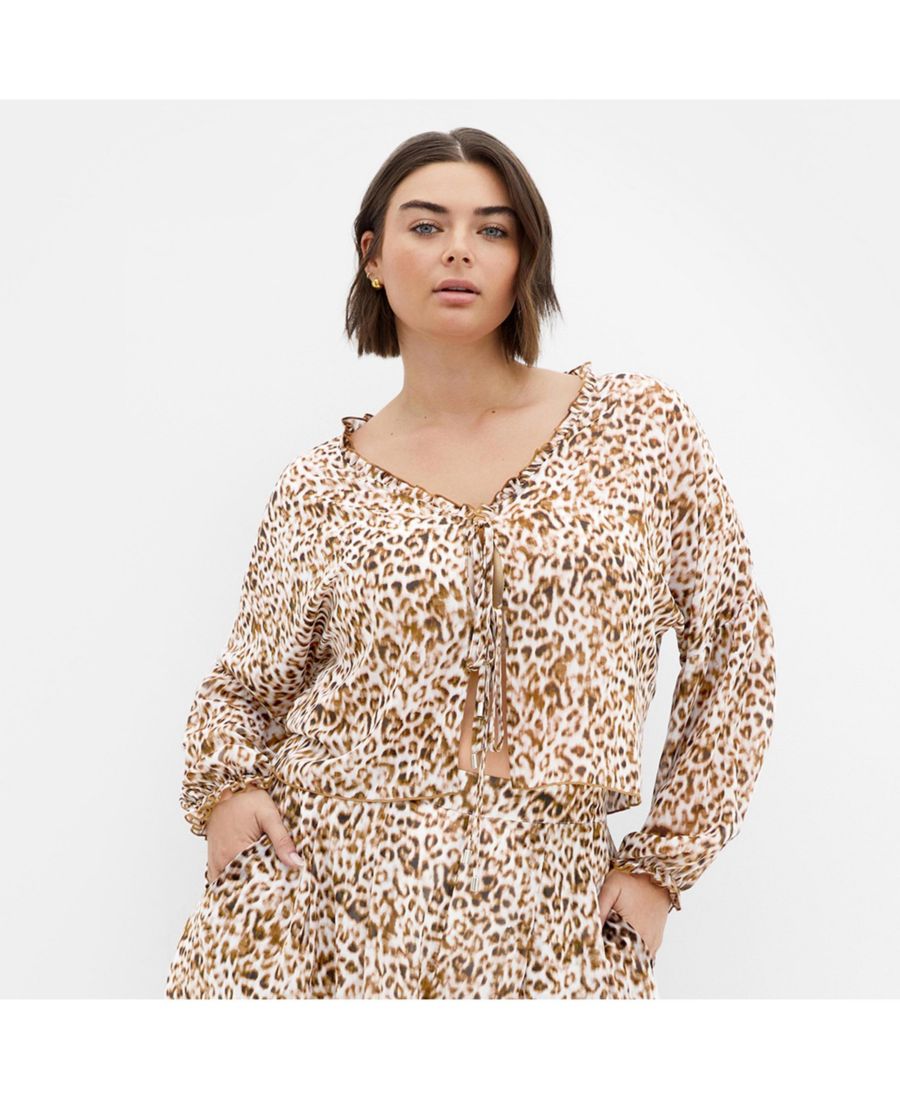 Топ Corina больших размеров CITY CHIC, Light leopard
Топ Corina больших размеров CITY CHIC, Light leopard