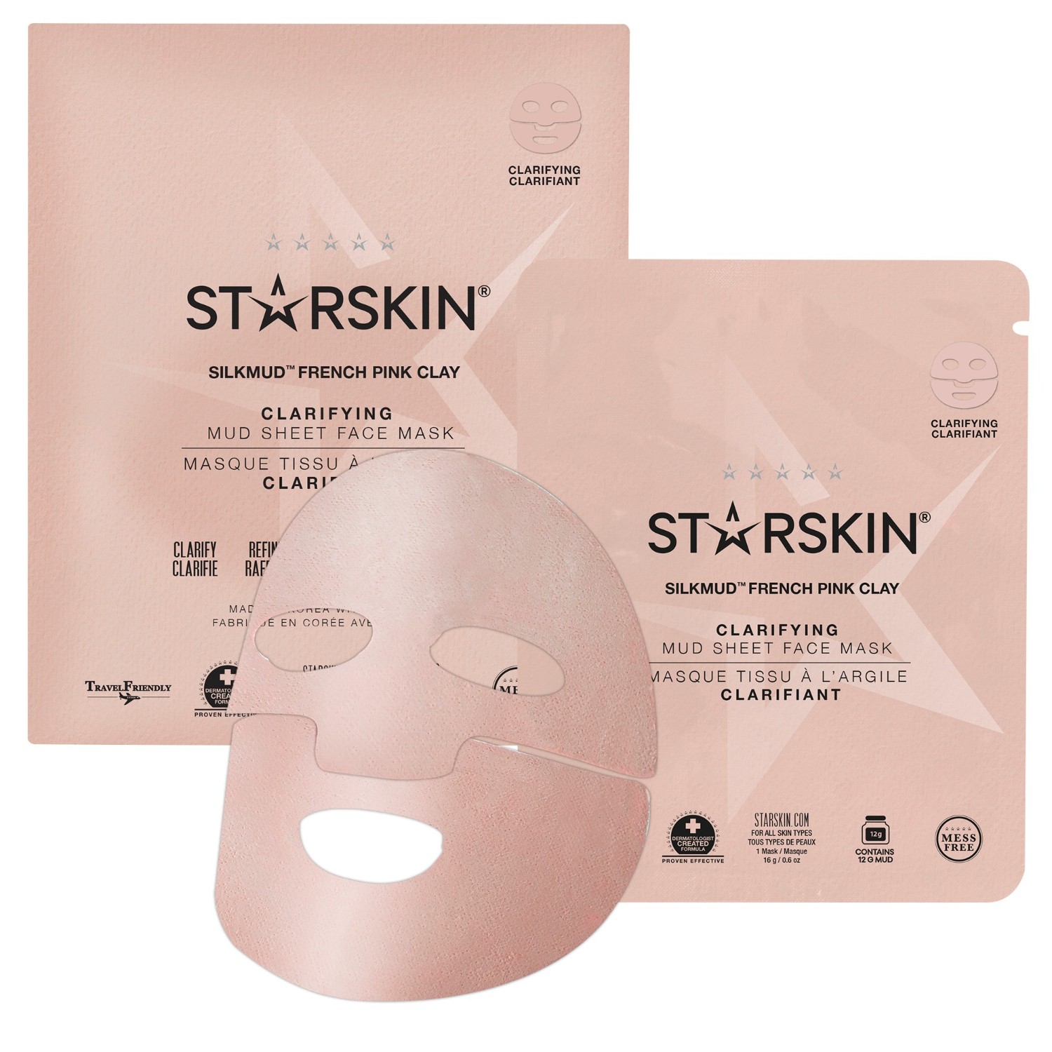Маска для лица silkmud pink clay Starskin, вес 16 гр.
Маска для лица silkmud pink clay Starskin, вес 16 гр.