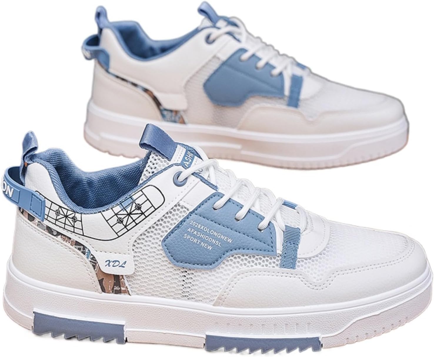 Модные мужские и женские кроссовки, кроссовки низкого типа, дышащие и удобные теннисные кроссовки для ходьбы, подходящие для повседневной носки, мягкая подошва, белые Azttoztto
Модные мужские и женские кроссовки, кроссовки низкого типа, дышащие и удобные теннисные кроссовки для ходьбы, подходящие для повседневной носки, мягкая подошва, белые Azttoztto