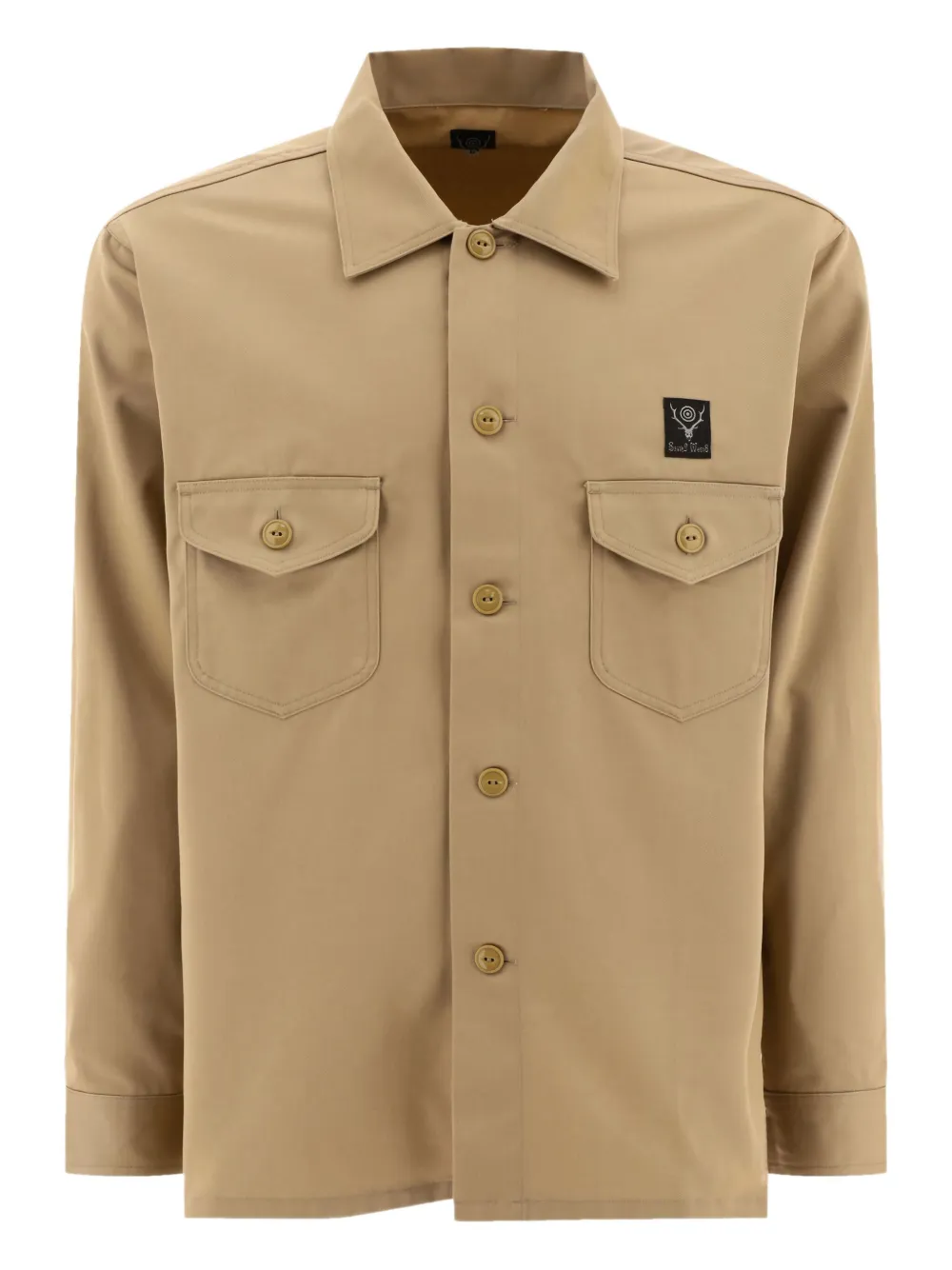 Рубашка с накладным карманом и застежкой на пуговицы SOUTH2 WEST8, коричневый
Рубашка с накладным карманом и застежкой на пуговицы SOUTH2 WEST8, коричневый