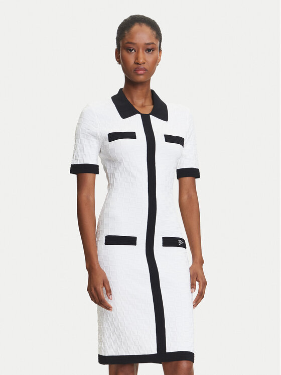 Вязаное платье slim fit A3W13036 Karl Lagerfeld, экрю
Вязаное платье slim fit A3W13036 Karl Lagerfeld, экрю