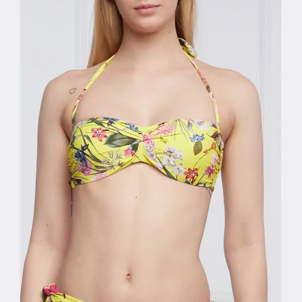 Лиф бикини бандо Liu Jo, желтый 
Лиф бикини бандо Liu Jo, желтый