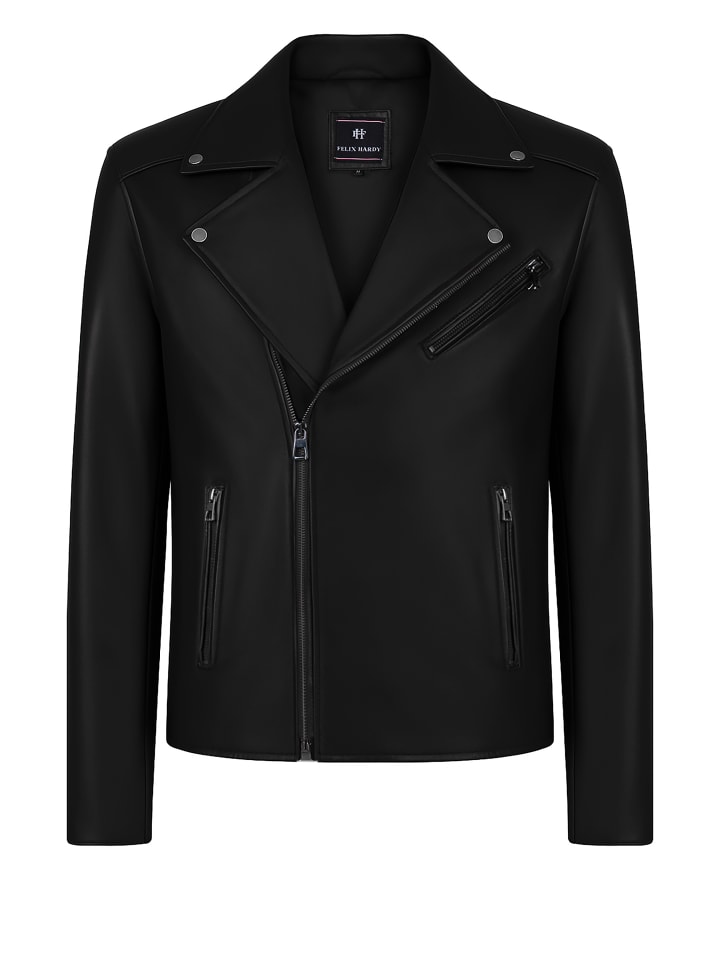 Черная кожаная куртка Felix Hardy
Черная кожаная куртка Felix Hardy