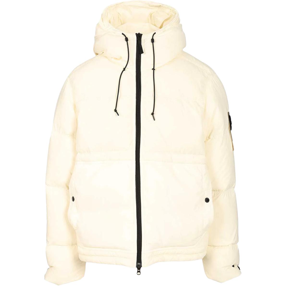 Куртка с капюшоном на молнии STONE ISLAND, белый
Куртка с капюшоном на молнии STONE ISLAND, белый