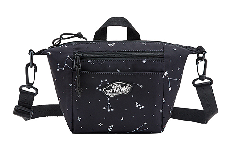 Полиэстеровая сумка-кроссбоди обычная унисекс черная Vans
Полиэстеровая сумка-кроссбоди обычная унисекс черная Vans