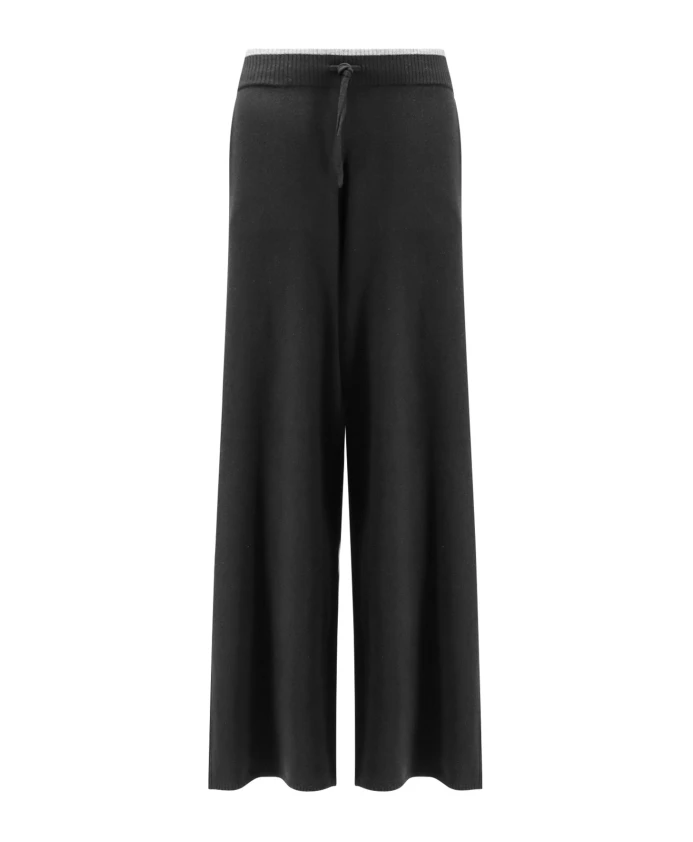 Черные шерстяные кашемировые брюки Pinko, черный
Черные шерстяные кашемировые брюки Pinko, черный