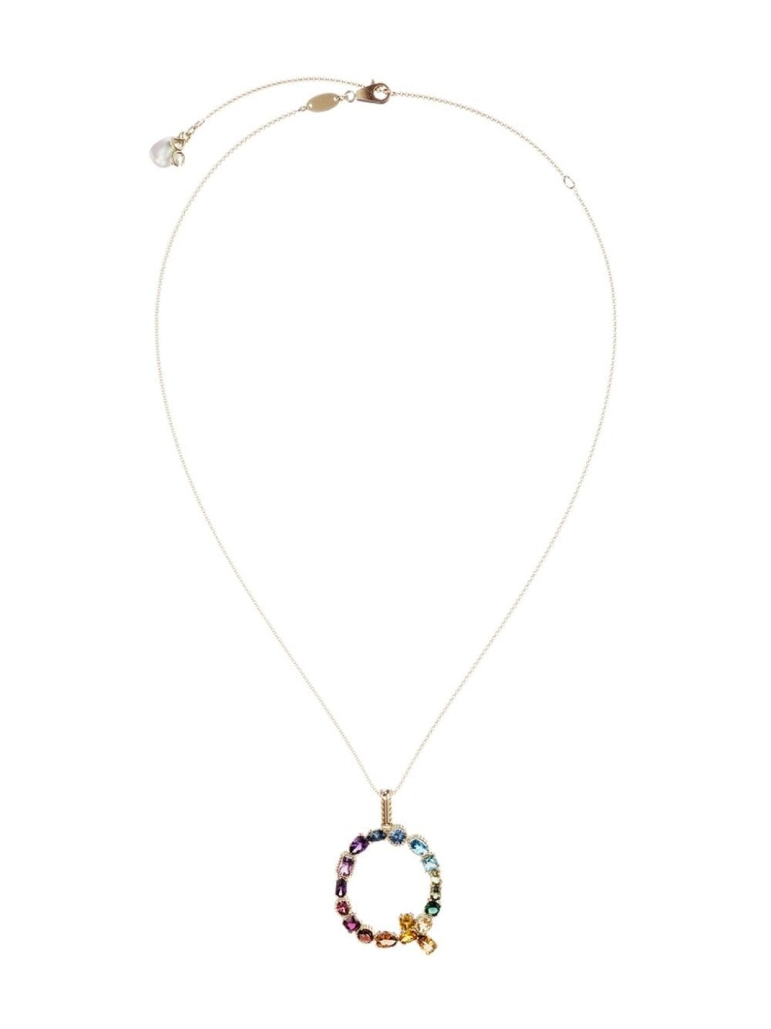 Колье с подвеской в форме буквы Q из топазов Dolce & Gabbana, золотой
Колье с подвеской в форме буквы Q из топазов Dolce & Gabbana, золотой