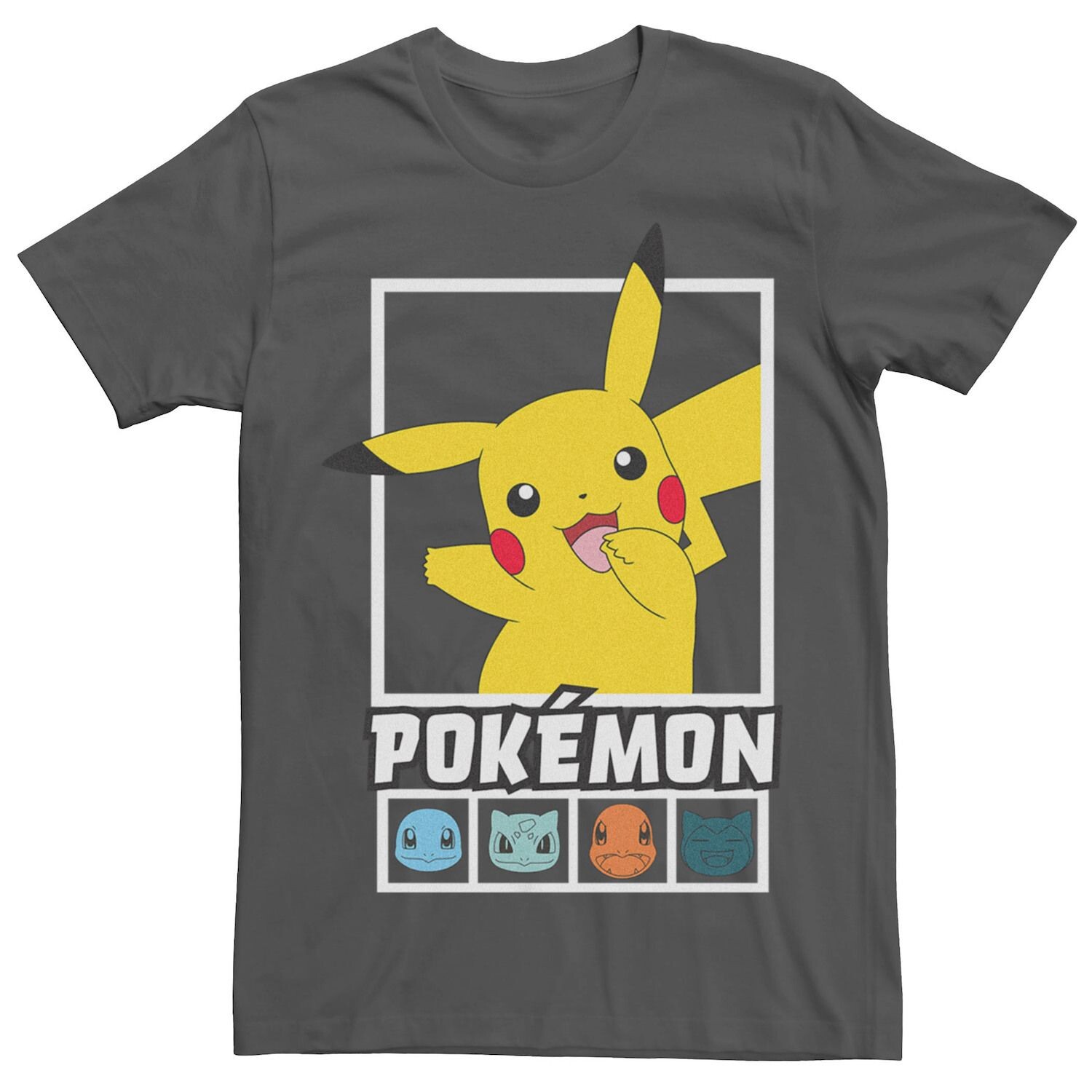 Мужская футболка Pokémon Squares Team Charmander Пикачу Бульбазавр Licensed Character
Мужская футболка Pokémon Squares Team Charmander Пикачу Бульбазавр Licensed Character