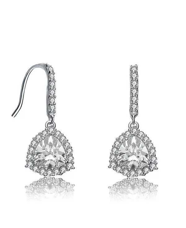 Серьги-Подвески с покрытием из белого золота и прозрачными кубическими цирконами Rachel Glauber, white
Серьги-Подвески с покрытием из белого золота и прозрачными кубическими цирконами Rachel Glauber, white