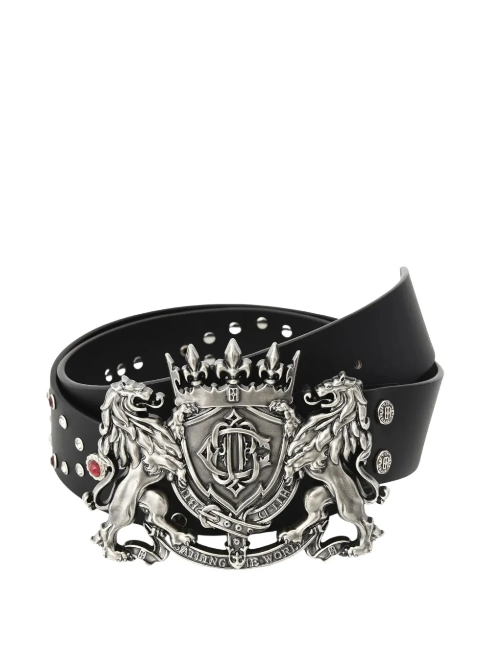 Ремень с пряжкой в виде львов BIRTH OF ROYAL CHILD, черный
Ремень с пряжкой в виде львов BIRTH OF ROYAL CHILD, черный