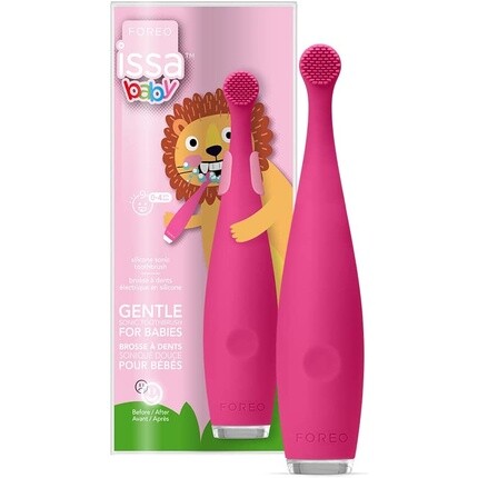 Зубная щетка Issa Baby Gentle Sonic для малышей 0–4 лет, клубника, розовый лев, Foreo
Зубная щетка Issa Baby Gentle Sonic для малышей 0–4 лет, клубника, розовый лев, Foreo