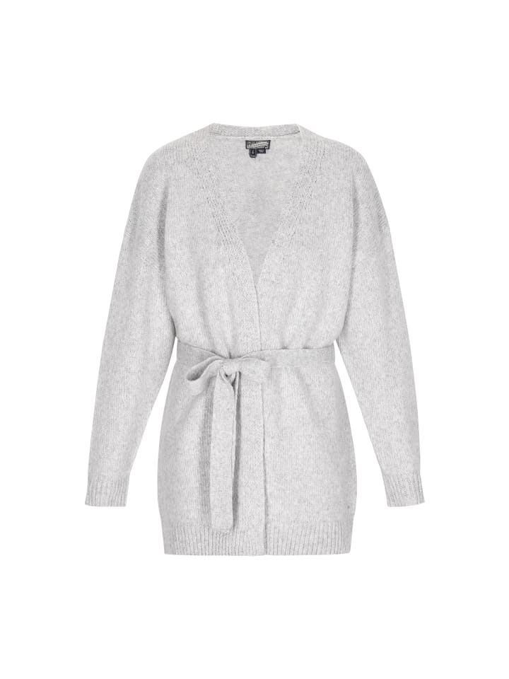 Женский кардиган серого меланжа DreiMaster Vintage
Женский кардиган серого меланжа DreiMaster Vintage