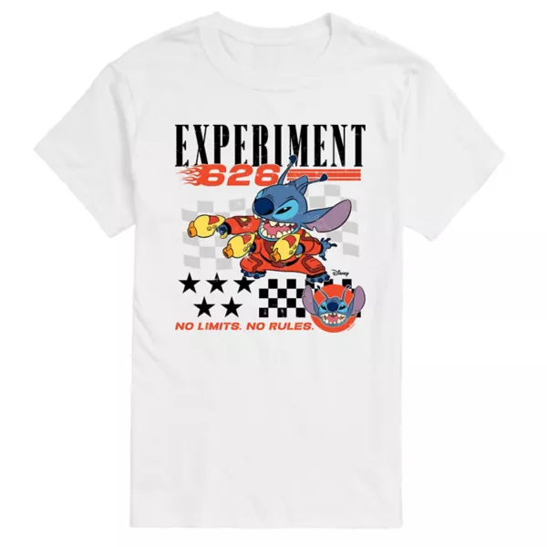 Футболка с гоночным принтом «Лило и Стич большой и высокий эксперимент 626» Disney, белый
Футболка с гоночным принтом «Лило и Стич большой и высокий эксперимент 626» Disney, белый