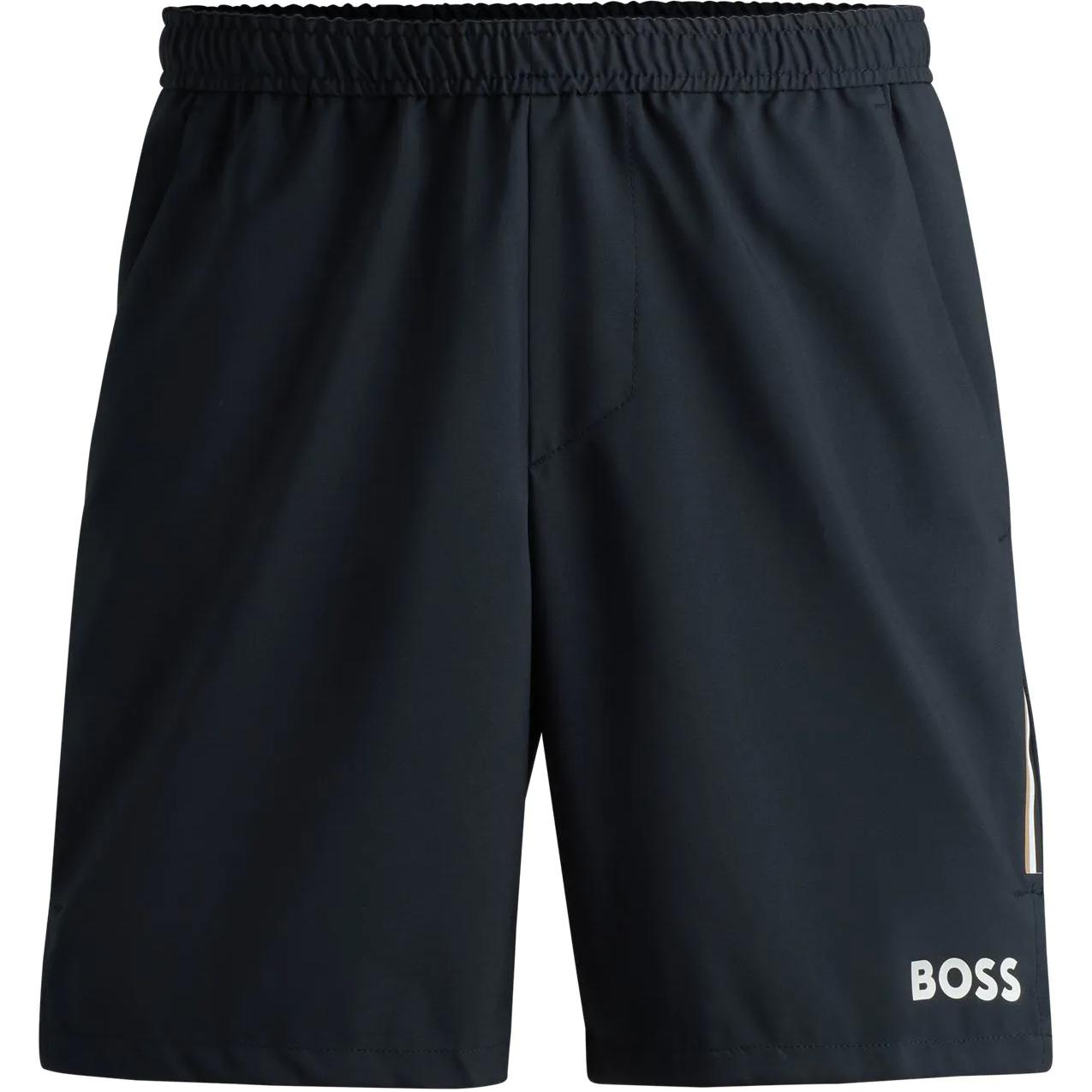 HUGO BOSS Шорты Casual Matteo Berrettini мужские темно-синие
HUGO BOSS Шорты Casual Matteo Berrettini мужские темно-синие